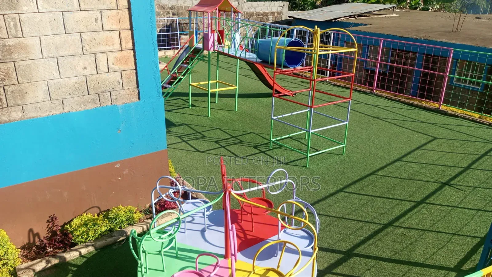 35mm Thick and Dense Artificial Grass Carpets for School Playground