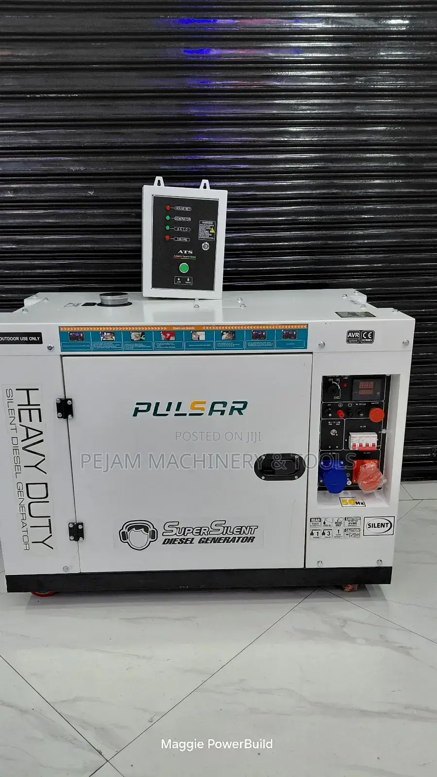 Pulsar 20kva Super Silent Three Phase With Ats Switch