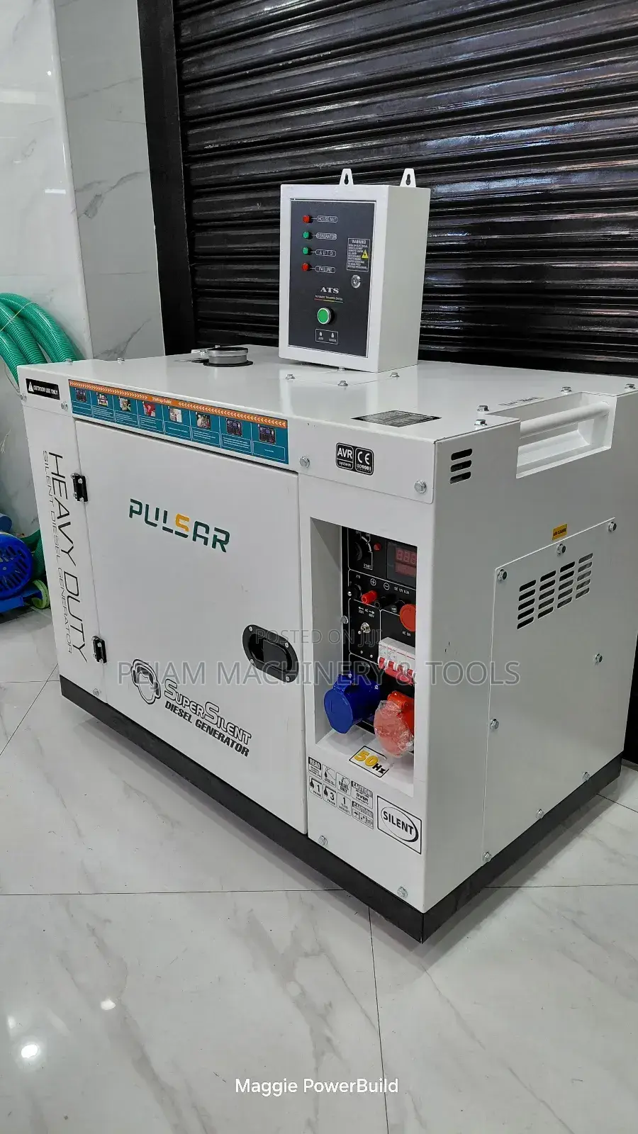 Pulsar 20kva Super Silent Three Phase With Ats Switch
