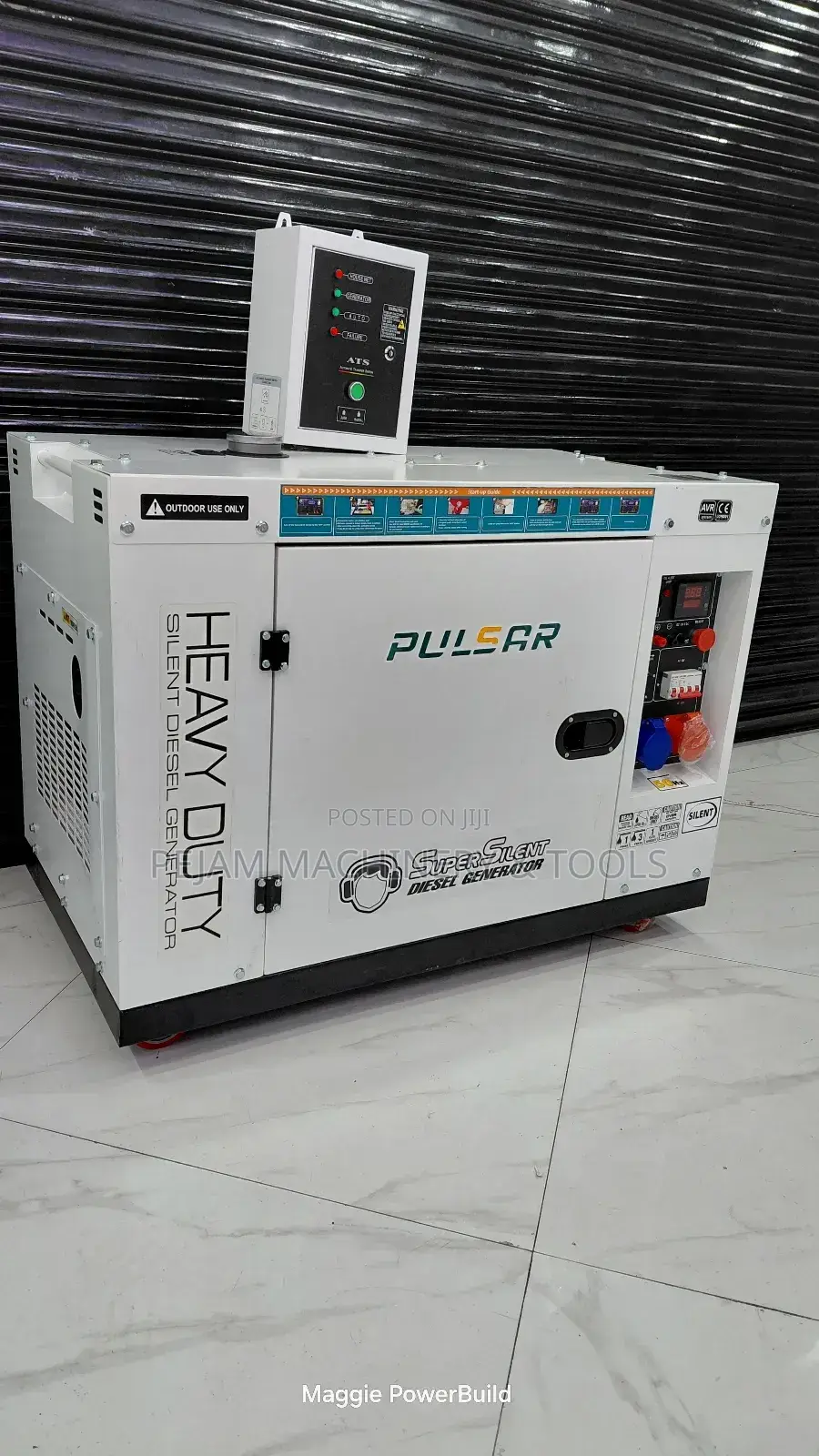 Pulsar 20kva Super Silent Three Phase With Ats Switch