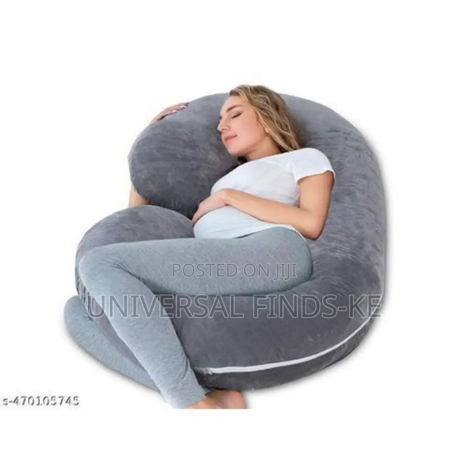 C Shape Velvet Pregnancy Pillow