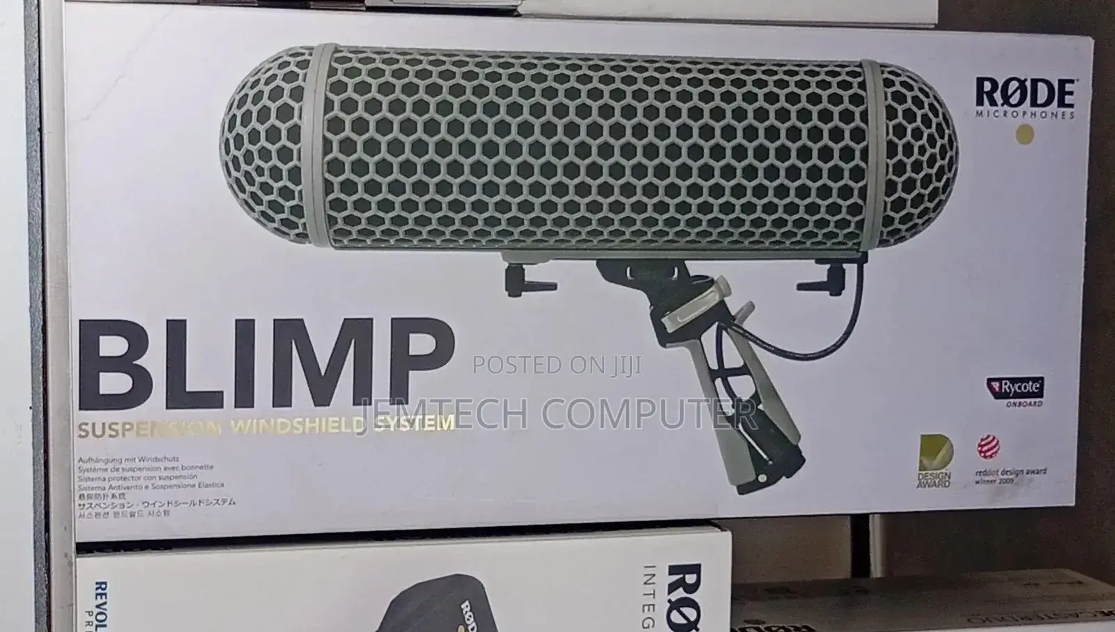 Rode Blimp Windshield And Rycote Shock Mount Suspension System