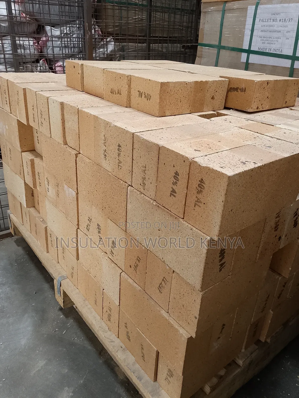 40% Heat-Resistant Fire Bricks for Pizza Ovens(230mmx115mmx75mm)