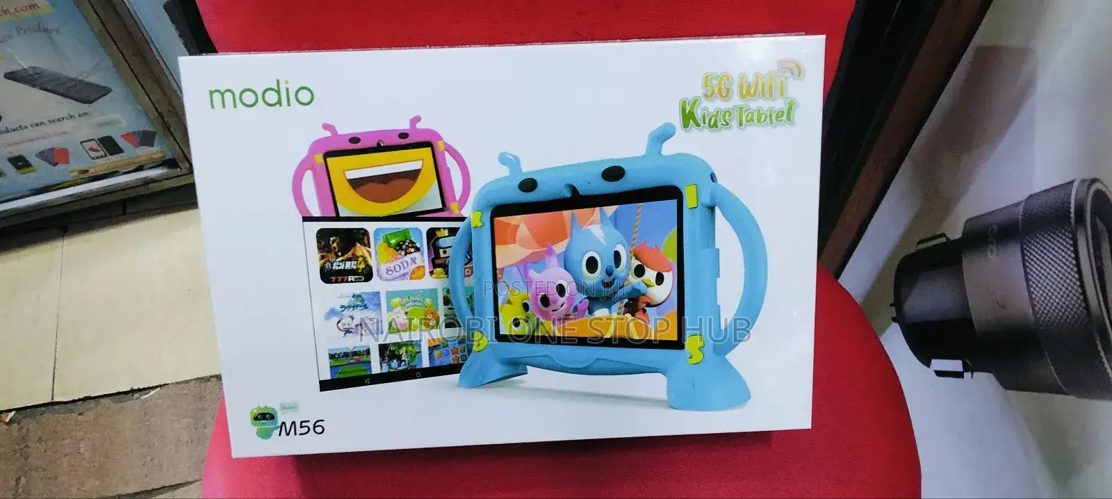 Modio M56 Children’S Learning Tablet With Cartoon Silicone Cover