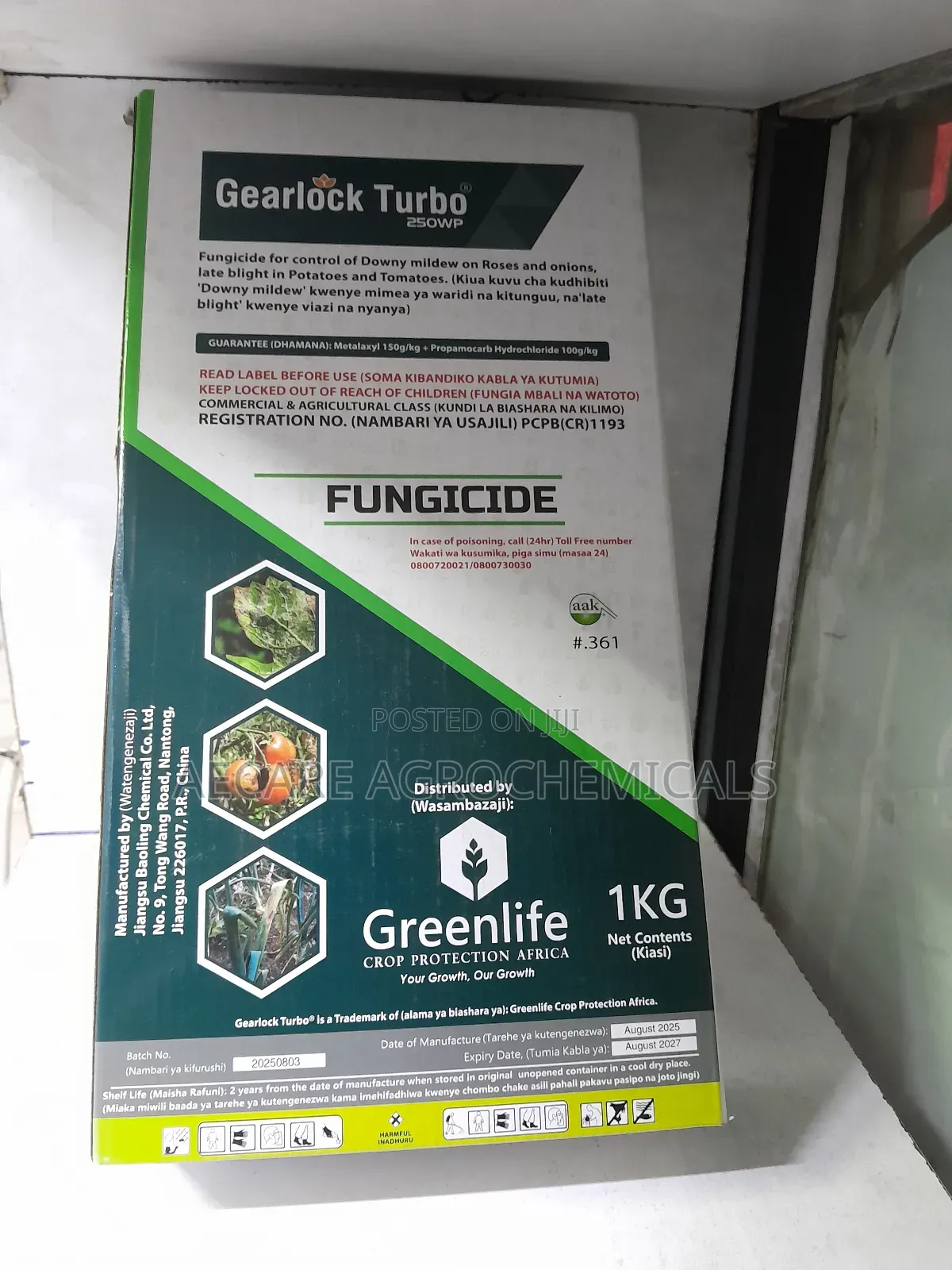Gearlock Turbo 250wp Fungicide 1kg