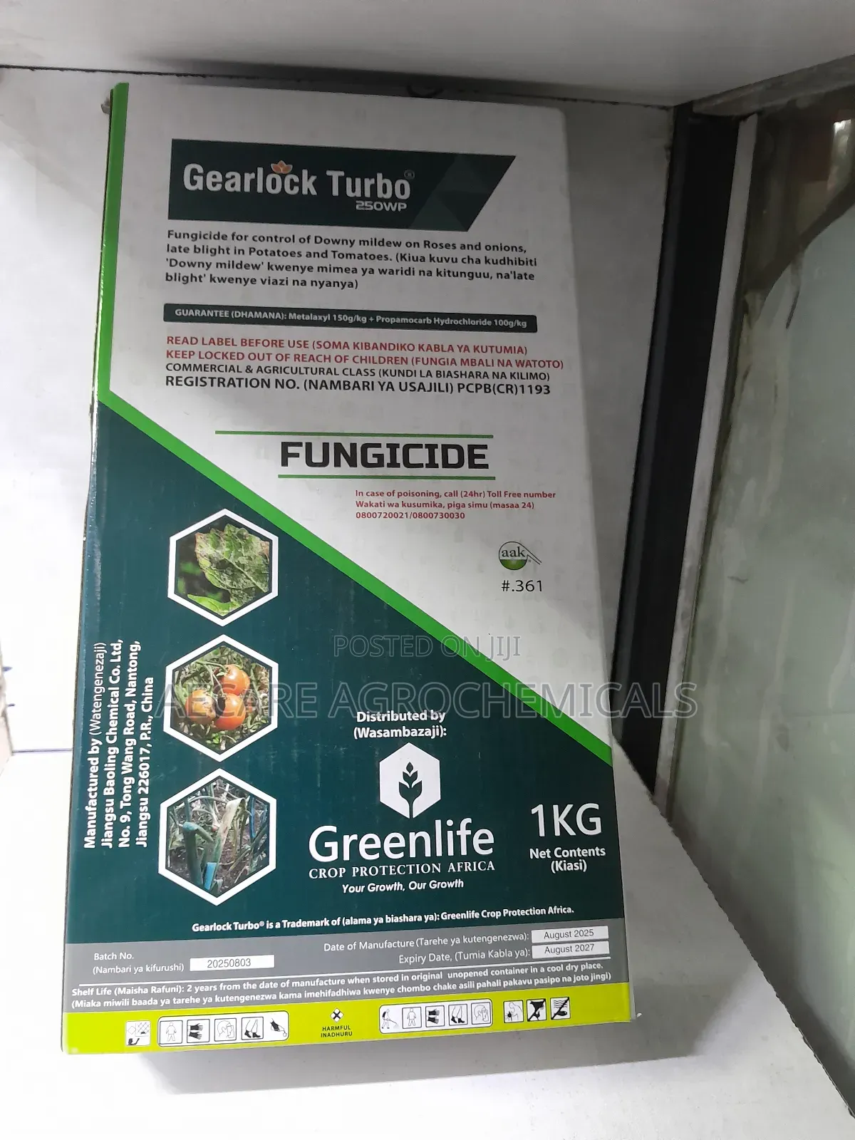 Gearlock Turbo 250wp Fungicide 1kg