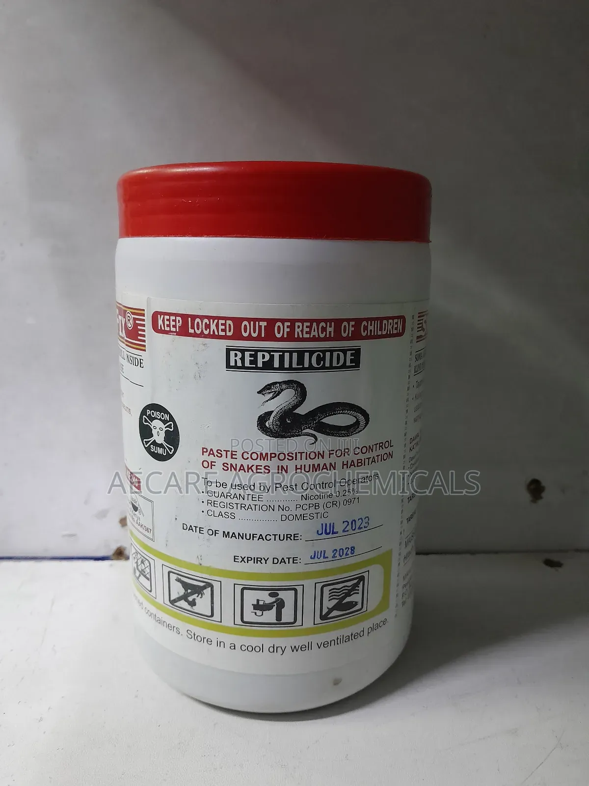 Snake Fix Reptilicide Gel 1kg Snake Killer
