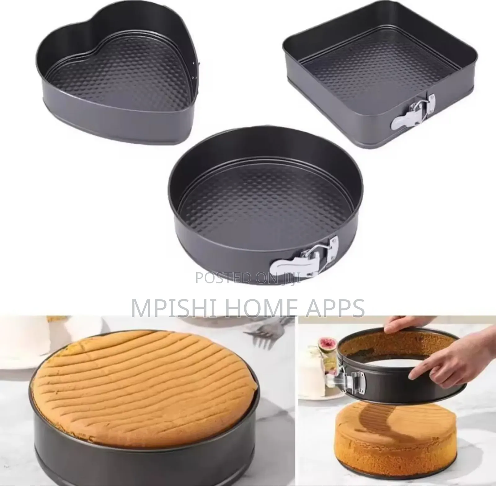 3pcs Cake Baking Tins