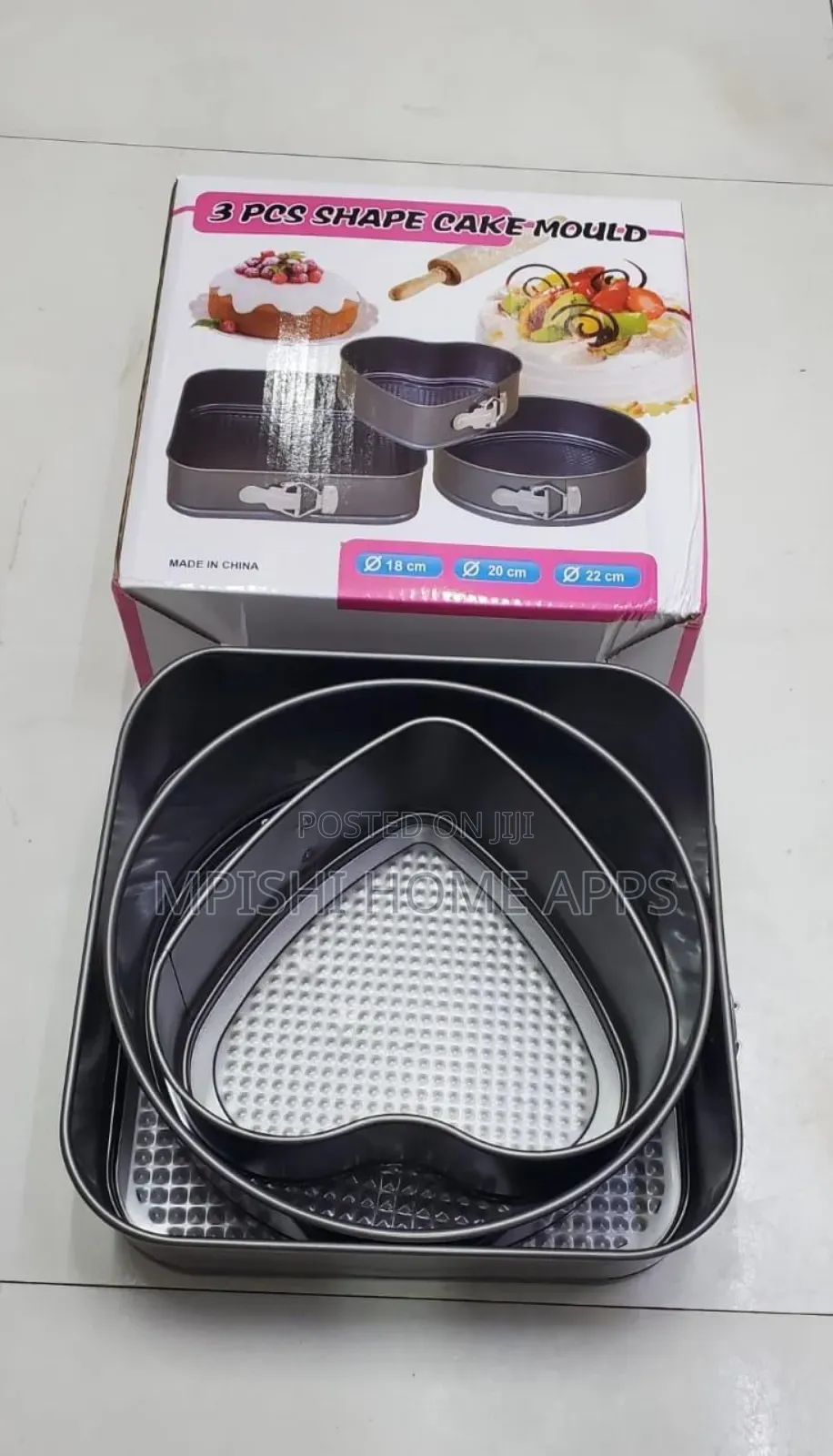 3pcs Cake Baking Tins