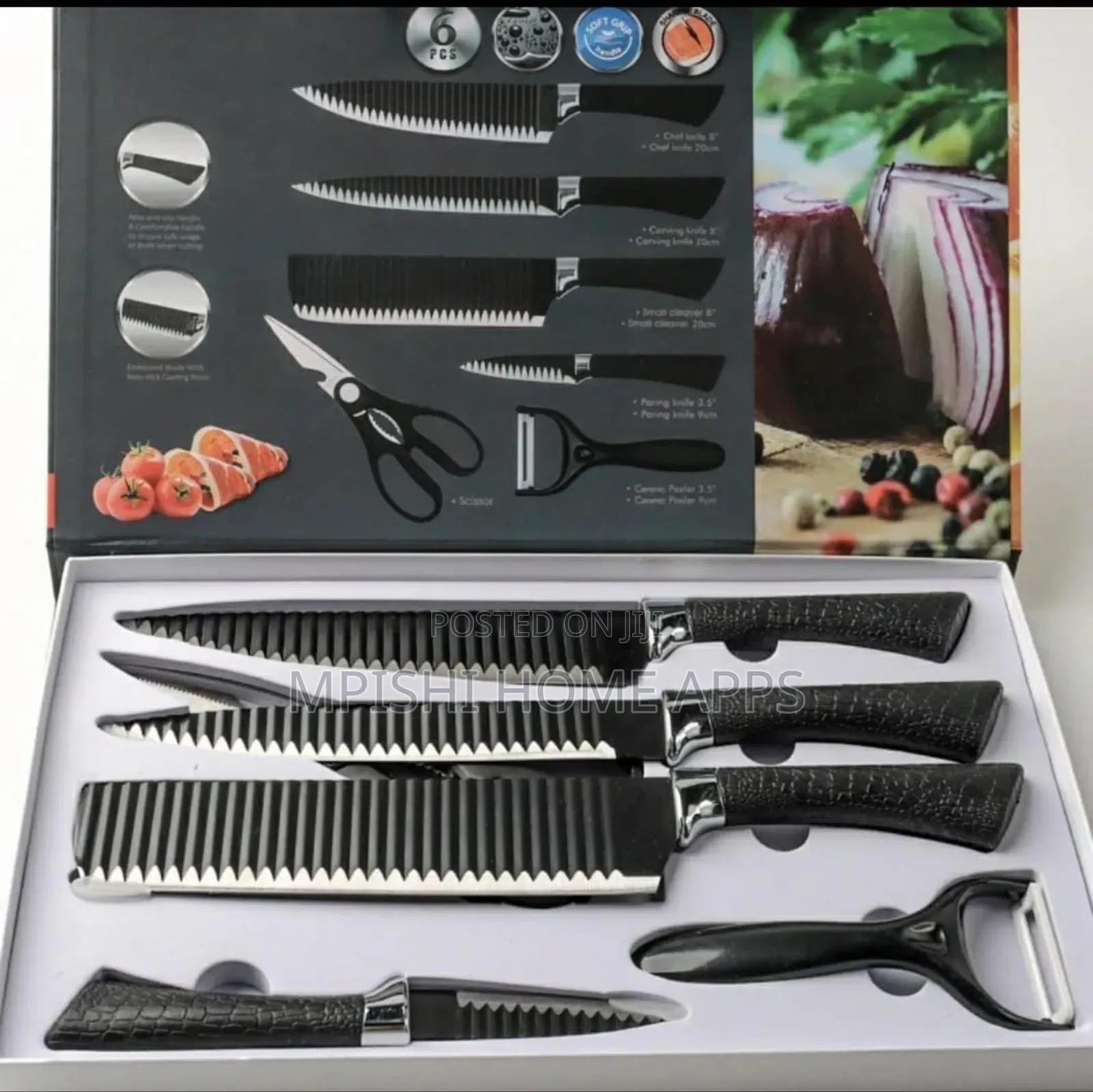 6pcs Zepter Knife Gift Pack Set