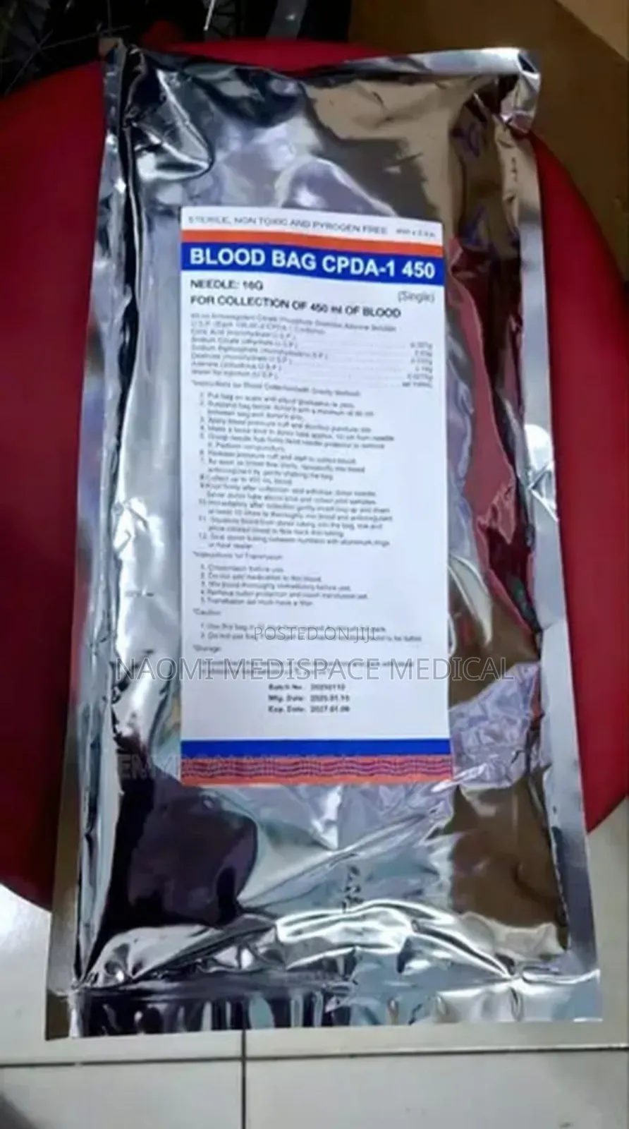 Blood Bag 450ml-Double