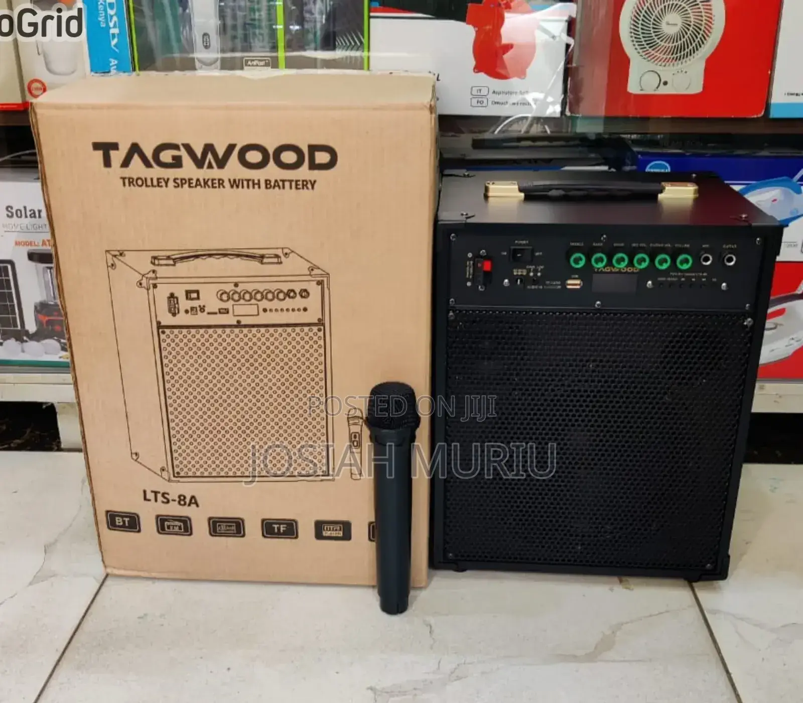 *Tagwood 8" Rechargeable Portable Speaker 8a