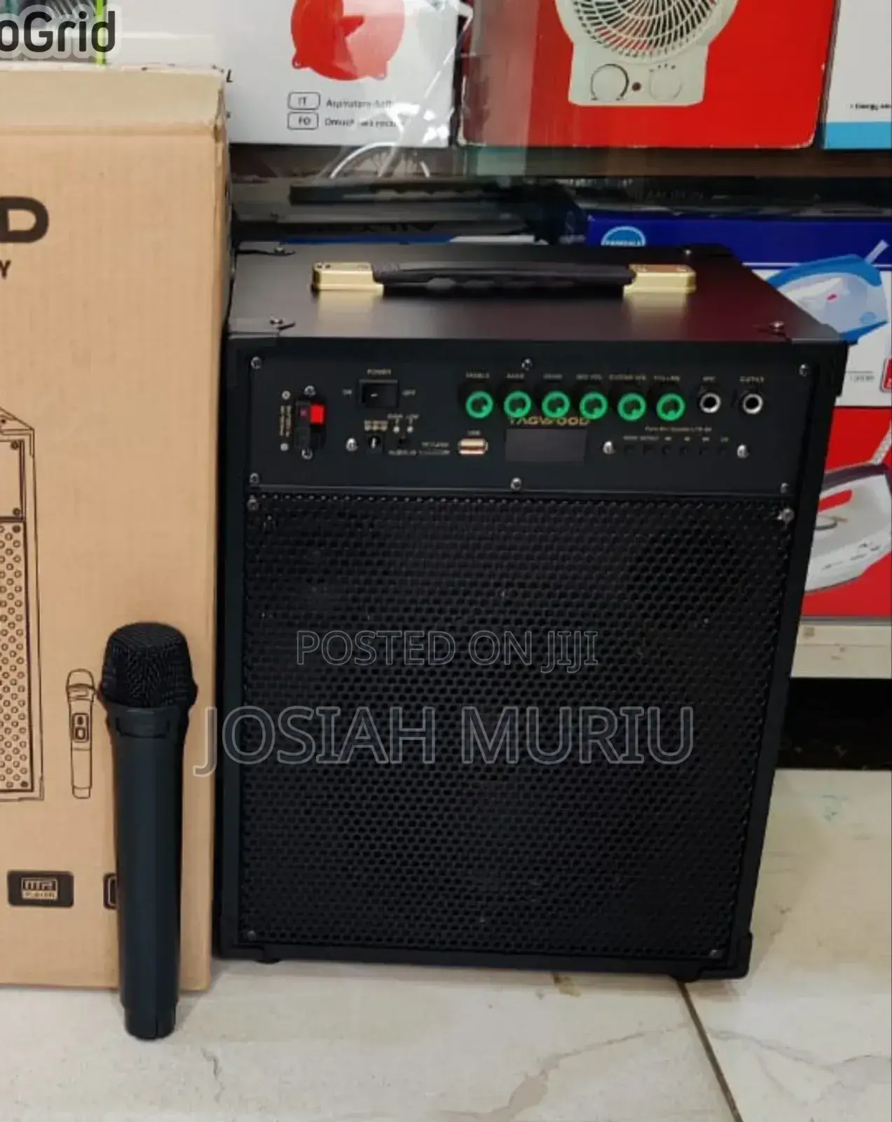 Tagwood 8inch 8a Trolley Speaker With Microphone