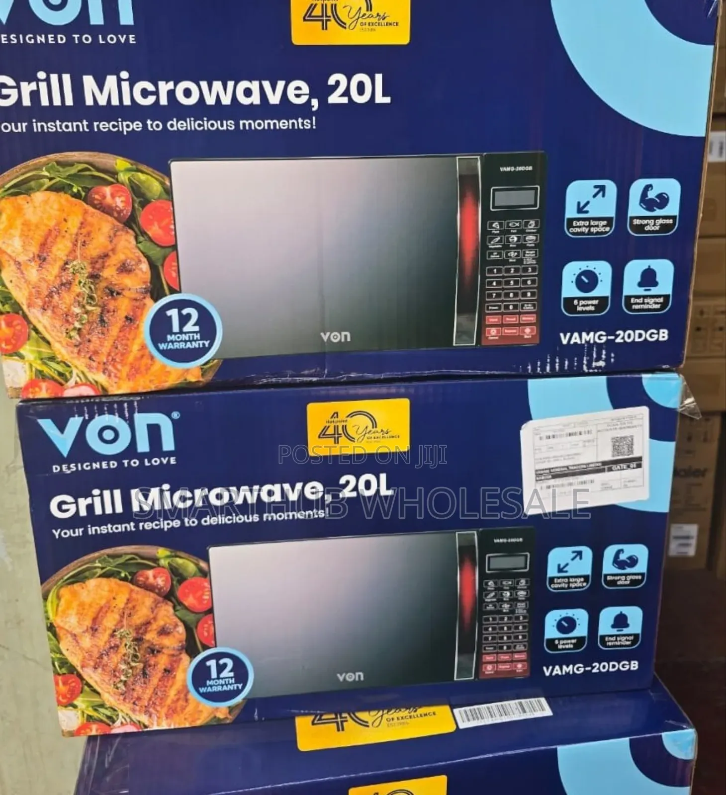 Von Microwave 20l Digital Microwavewith Grill