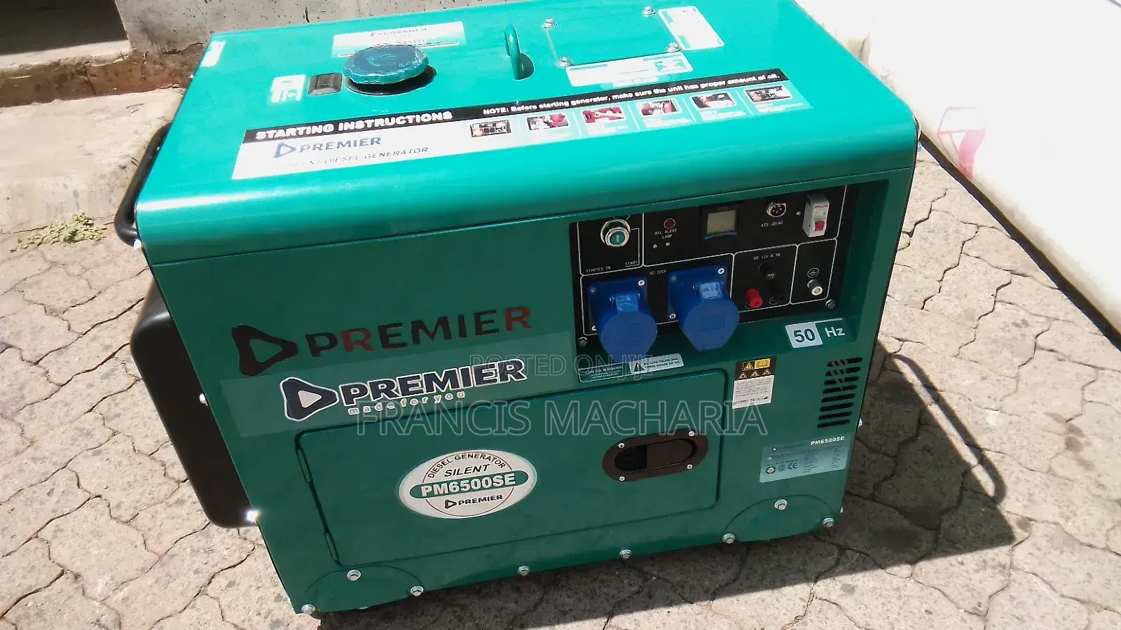 Silent Diesel Generator Key Start