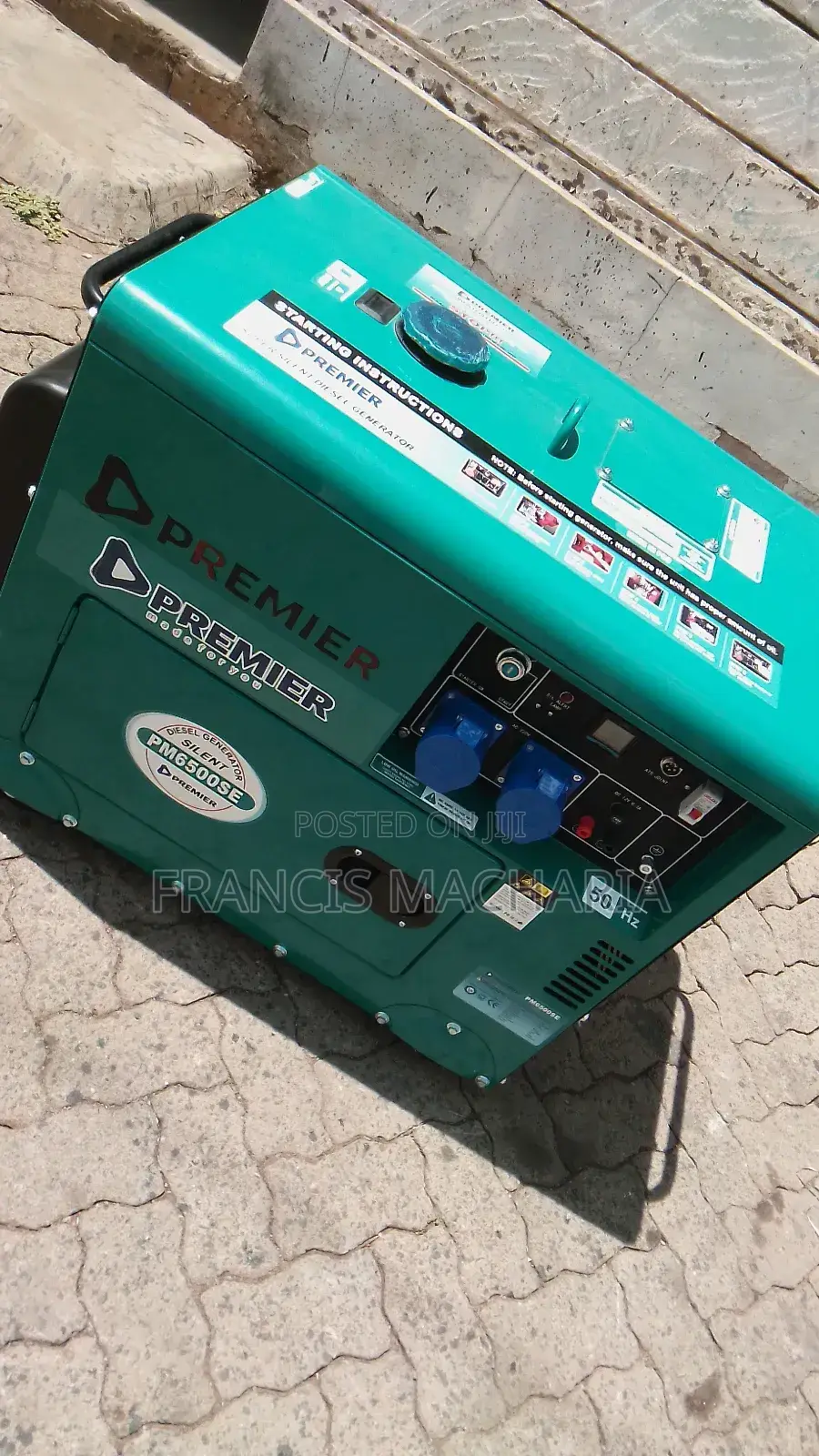 Silent Diesel Generator Key Start