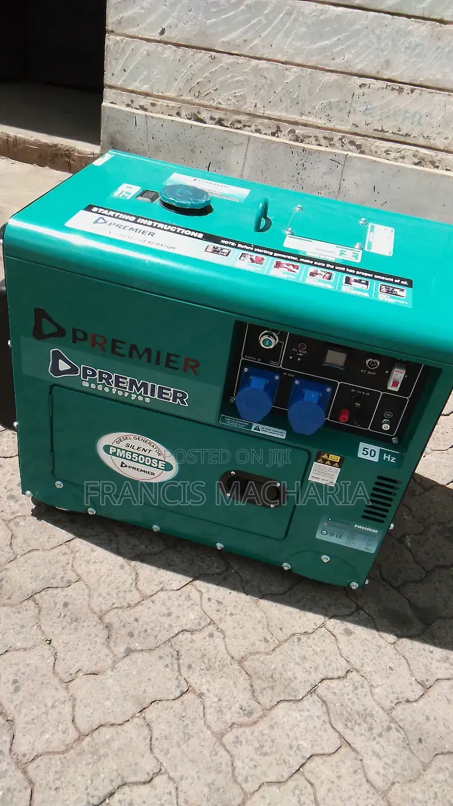 Silent Diesel Generator Key Start