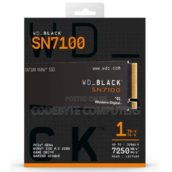 Wd_black 1tb Sn7100 Nvme Internal Gaming Ssd Solid State Drive