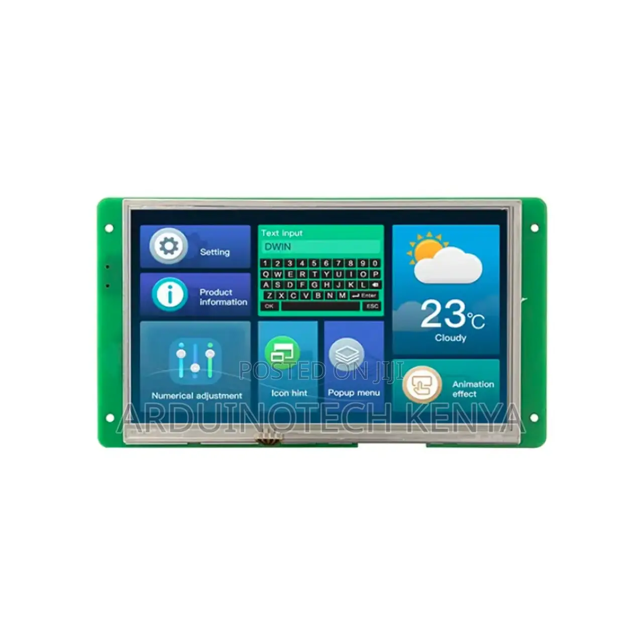 Dwin 7 Inch Hmi TFT Display 800×480 Rs232/TTL Touch Screen