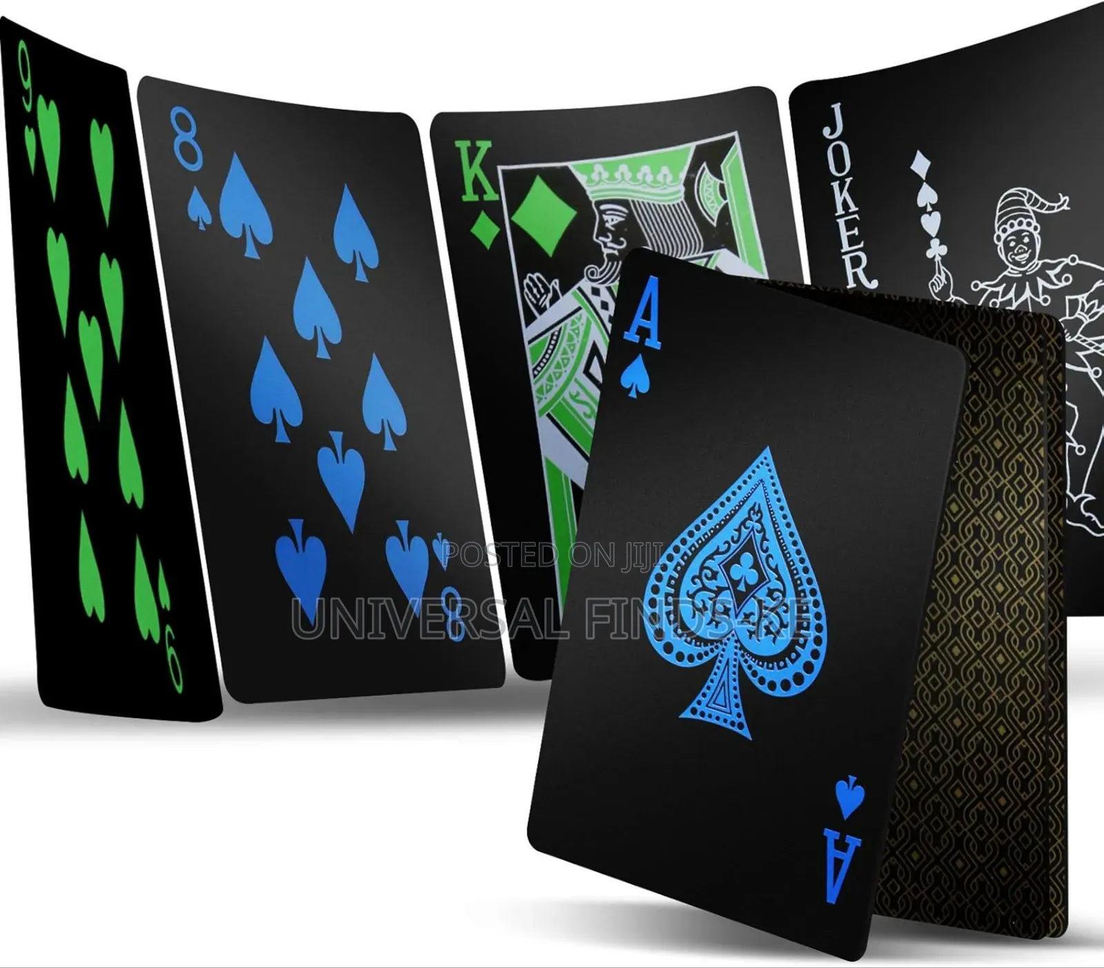 Black Poker Card