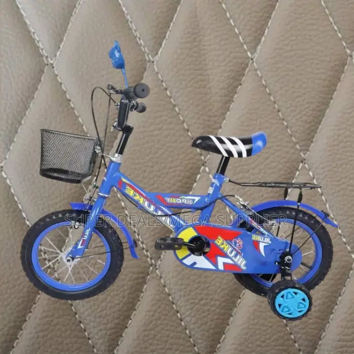12 Inch Kids Bicycle Sturdy Colorful Design Fun Safe for 2 to 5 Years
