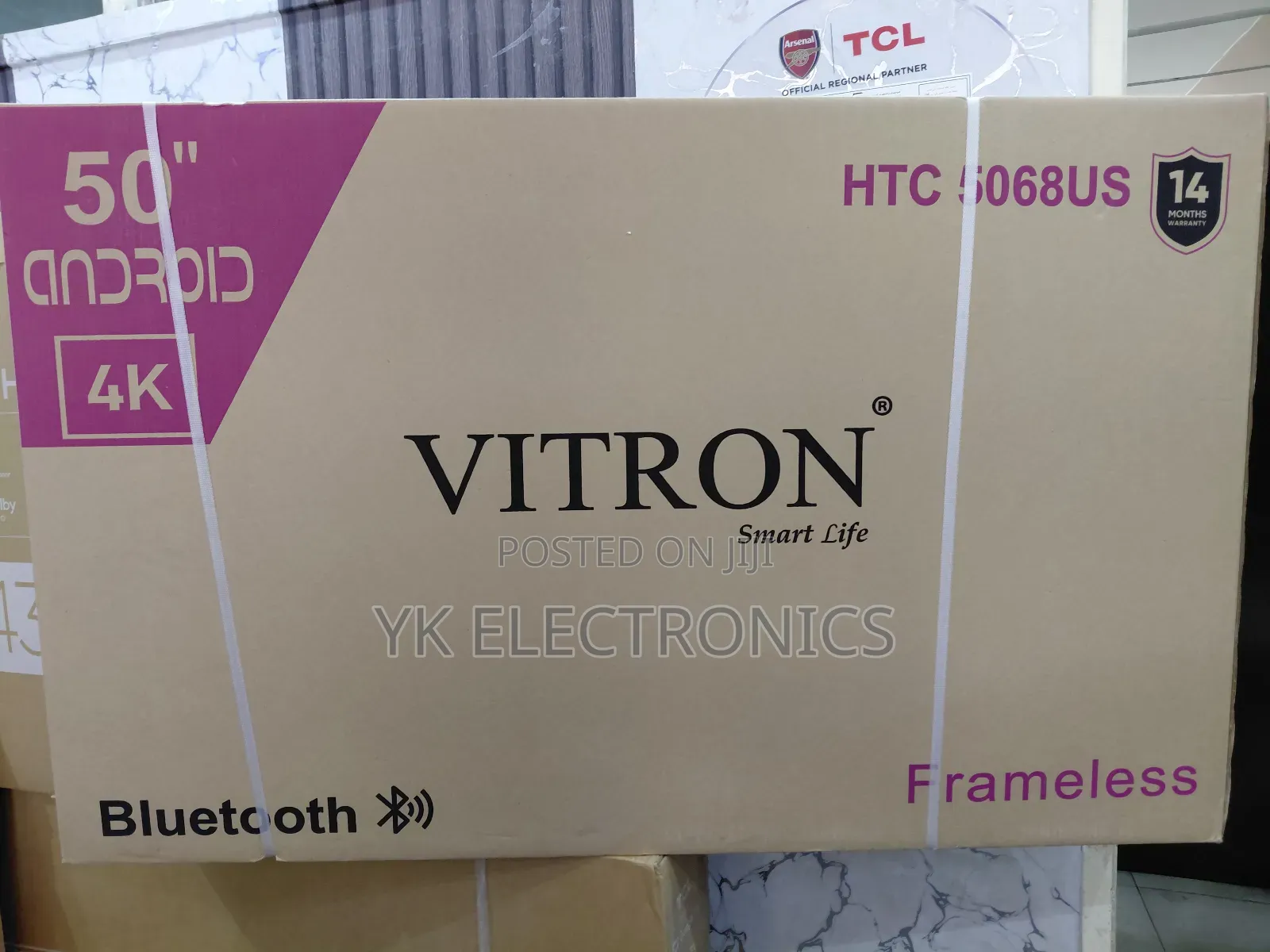 Vitron 50 Inch Smart Android Frameless Tv – Htc5068us