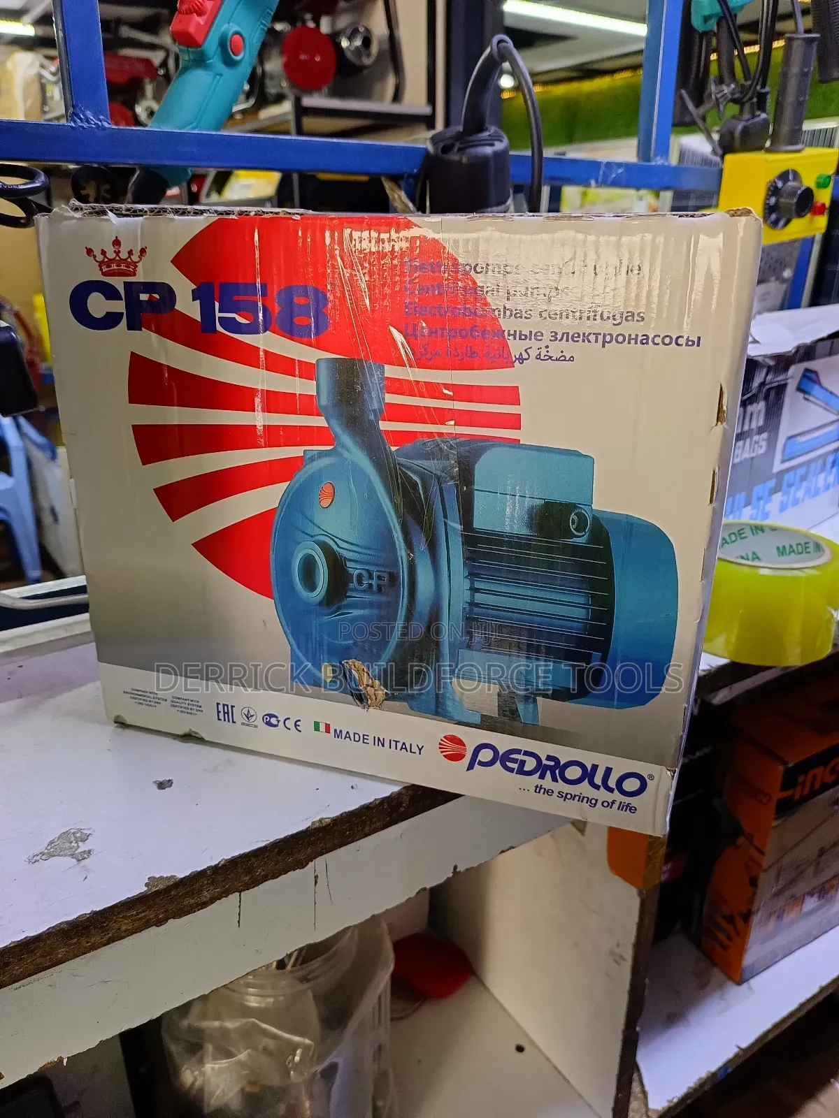 Pedrollo Cp158 1hp Booster Pump