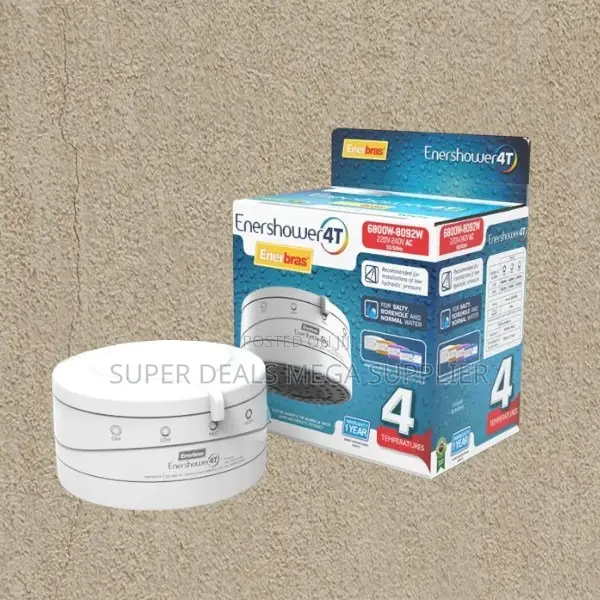 Enerbras Enershower 4t Best for Borehole Water Instant Shower Head