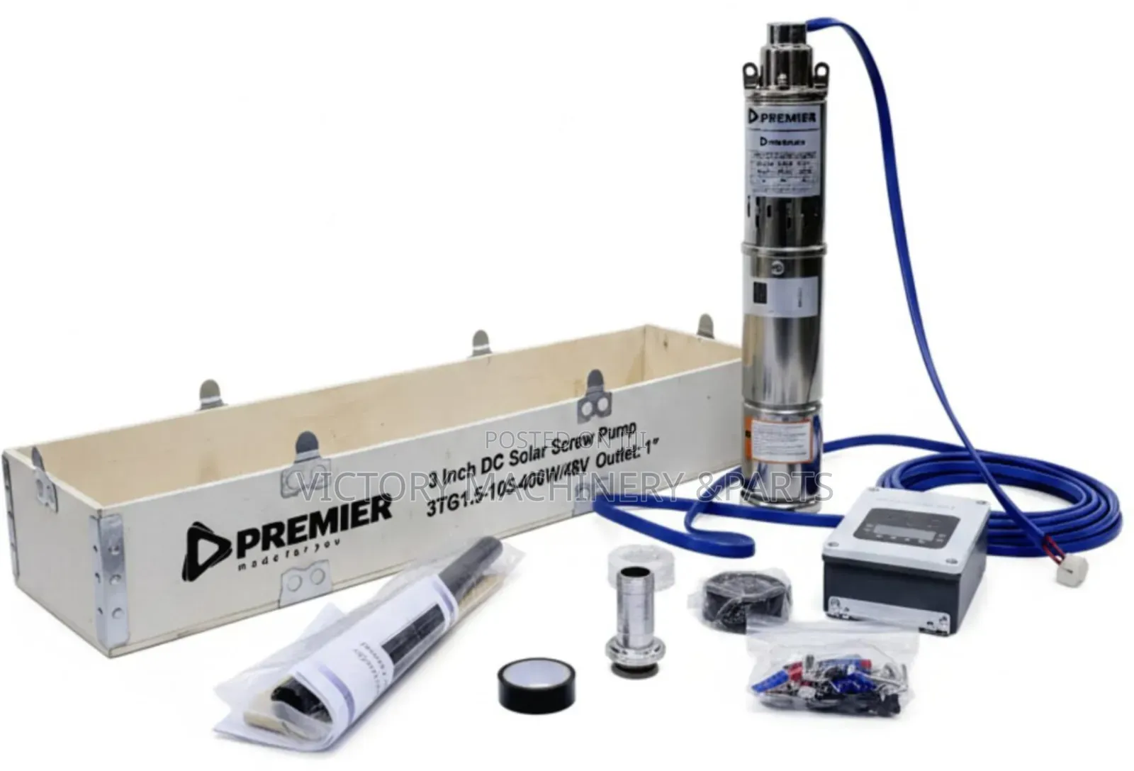 Premier Solar Dc Surbmussible Pump 1" Outlet