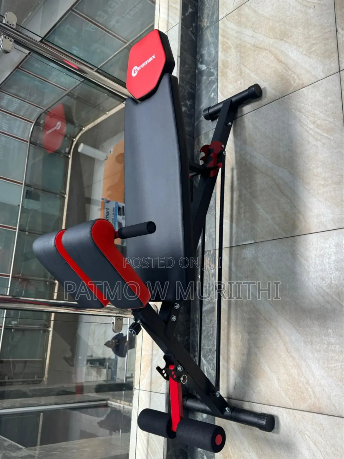 Adjustable Gym Bench With Leg Support