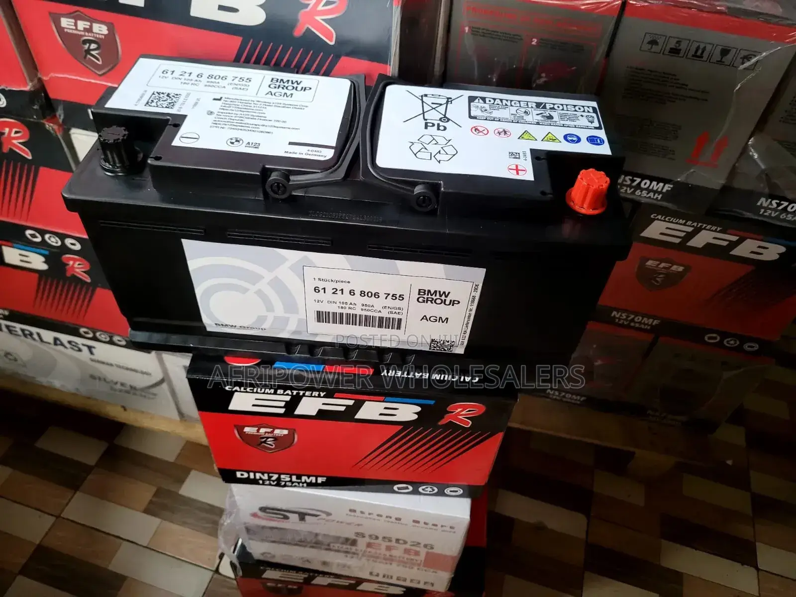 BMW Din 105 Automotive Battery
