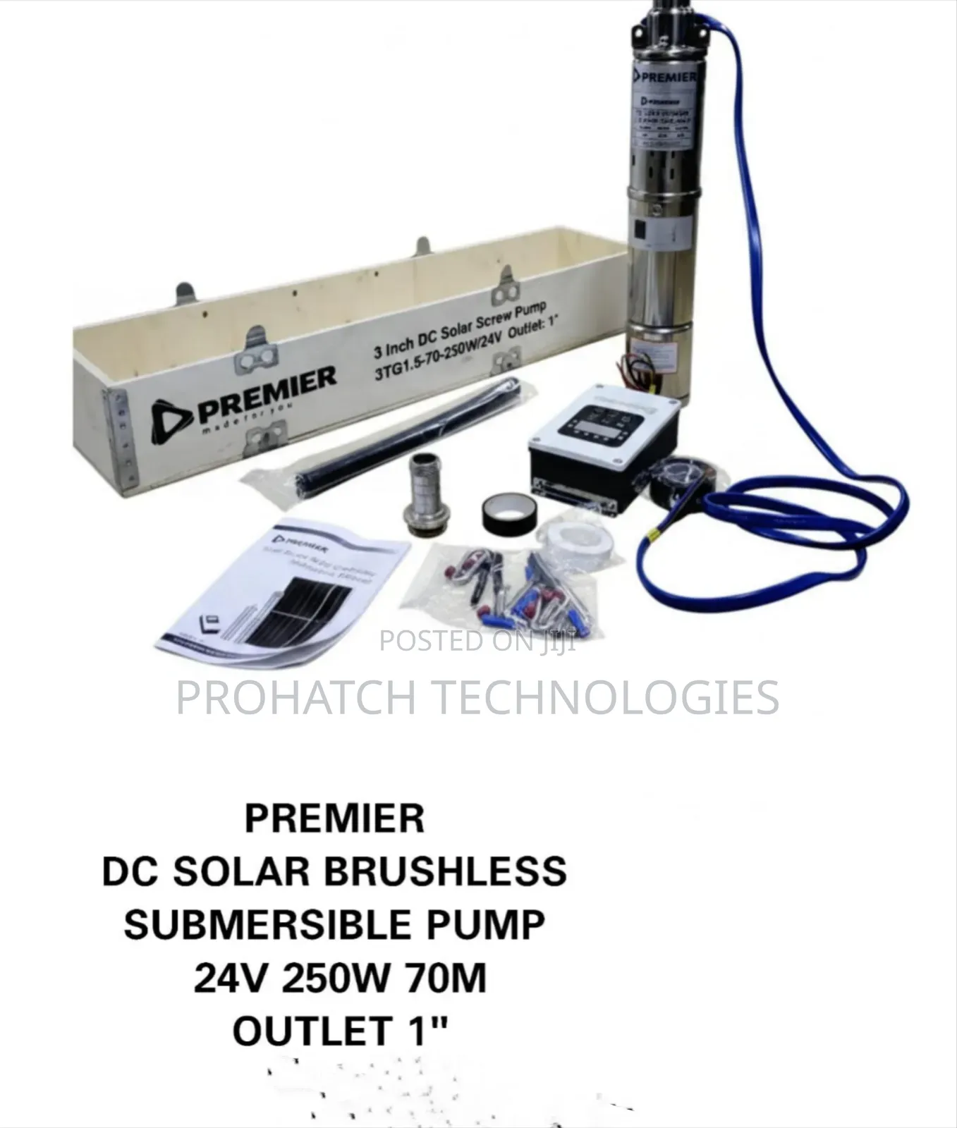 70m 250w Dc Submersible Pump