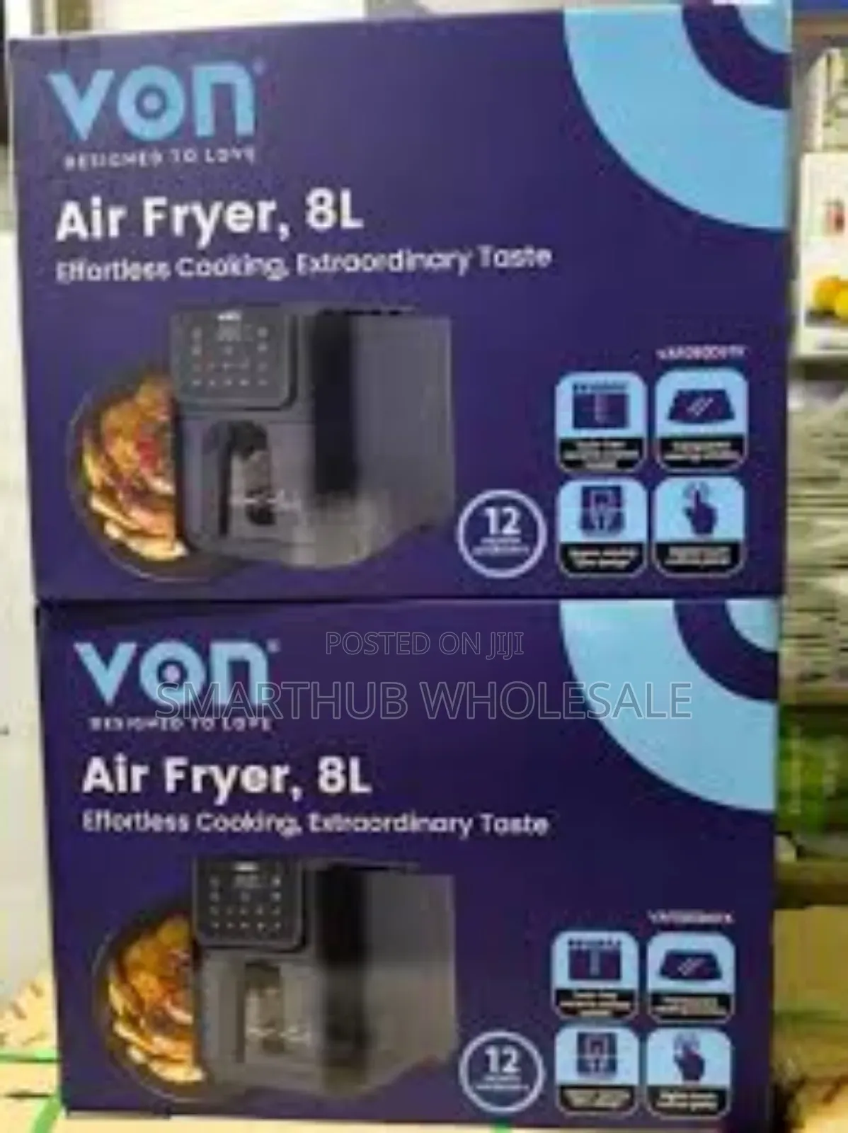 Von 8 Litres Digital Slim Design Air Fryer