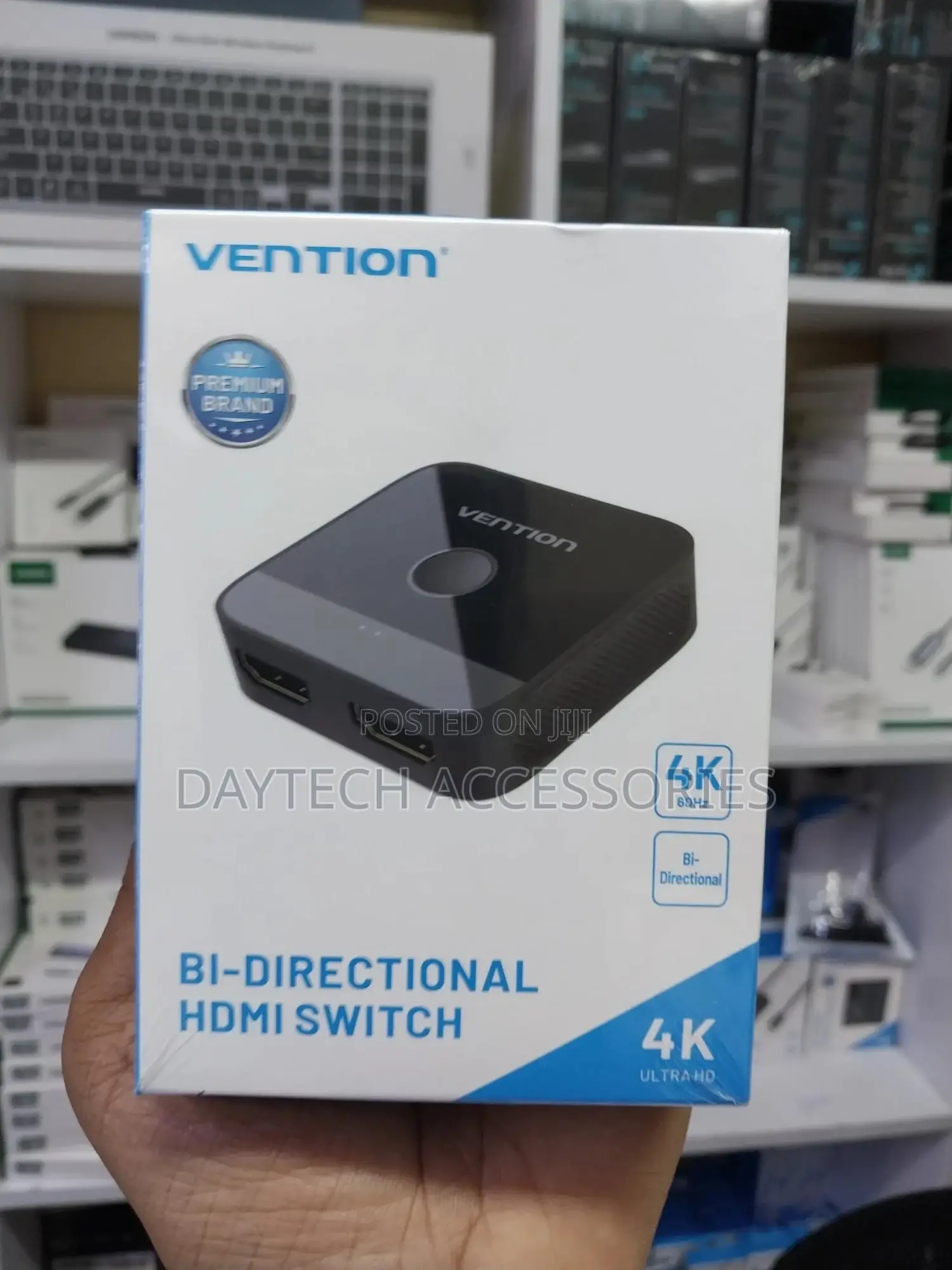 Vention 2-Port Hdmi Bi-Direction Switcher Black Abs Type