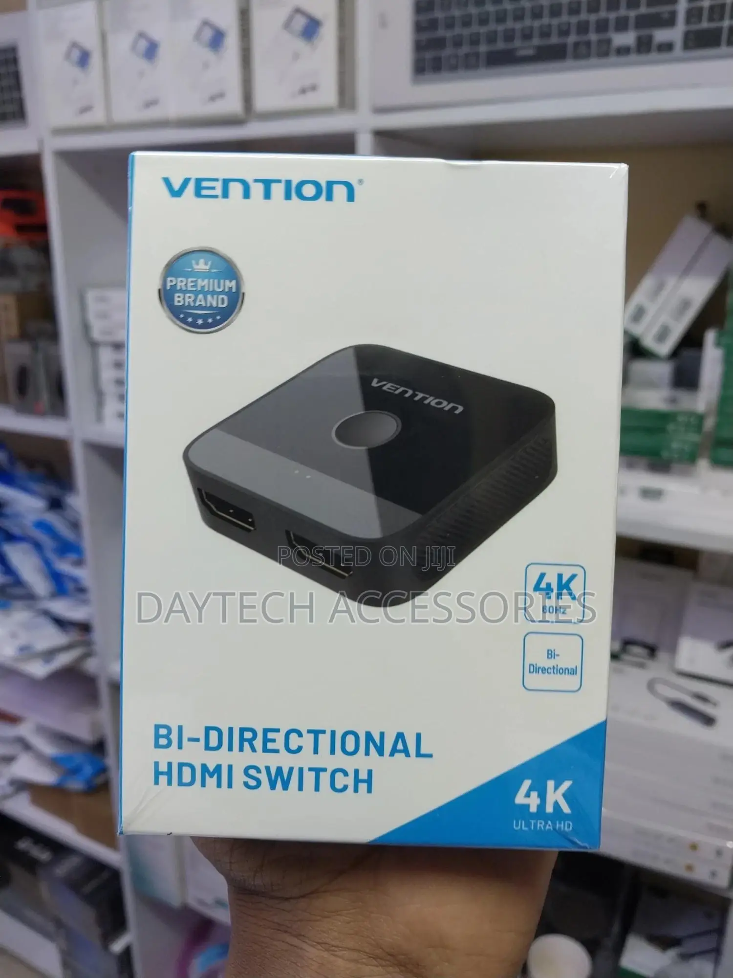 Vention 2-Port Hdmi Bi-Direction Switcher Black Abs Type