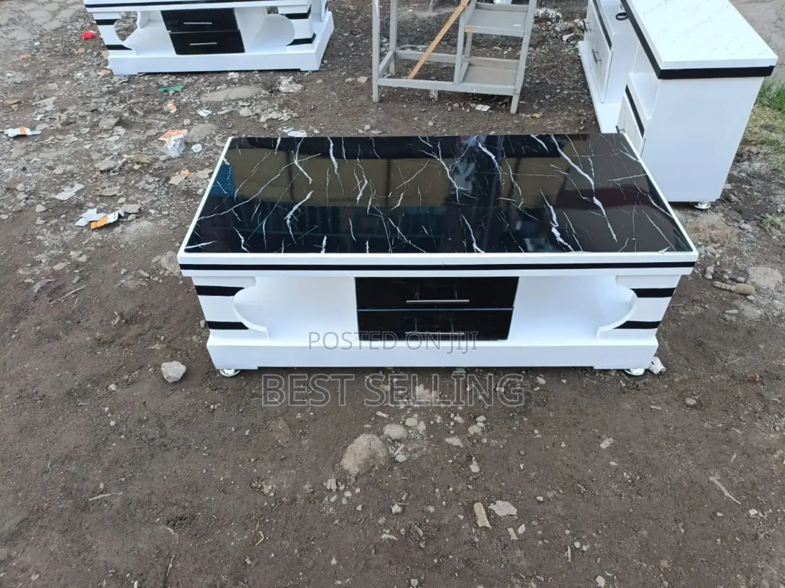 Black Glass Coffee Table