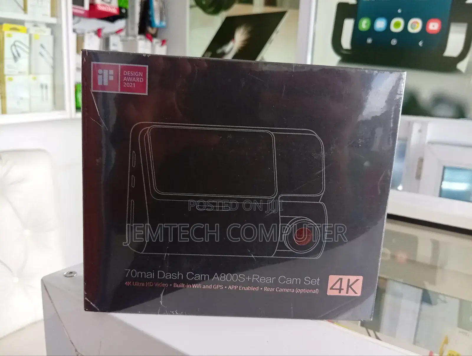 70mai A800s Dash Cam +Rear Cam Set