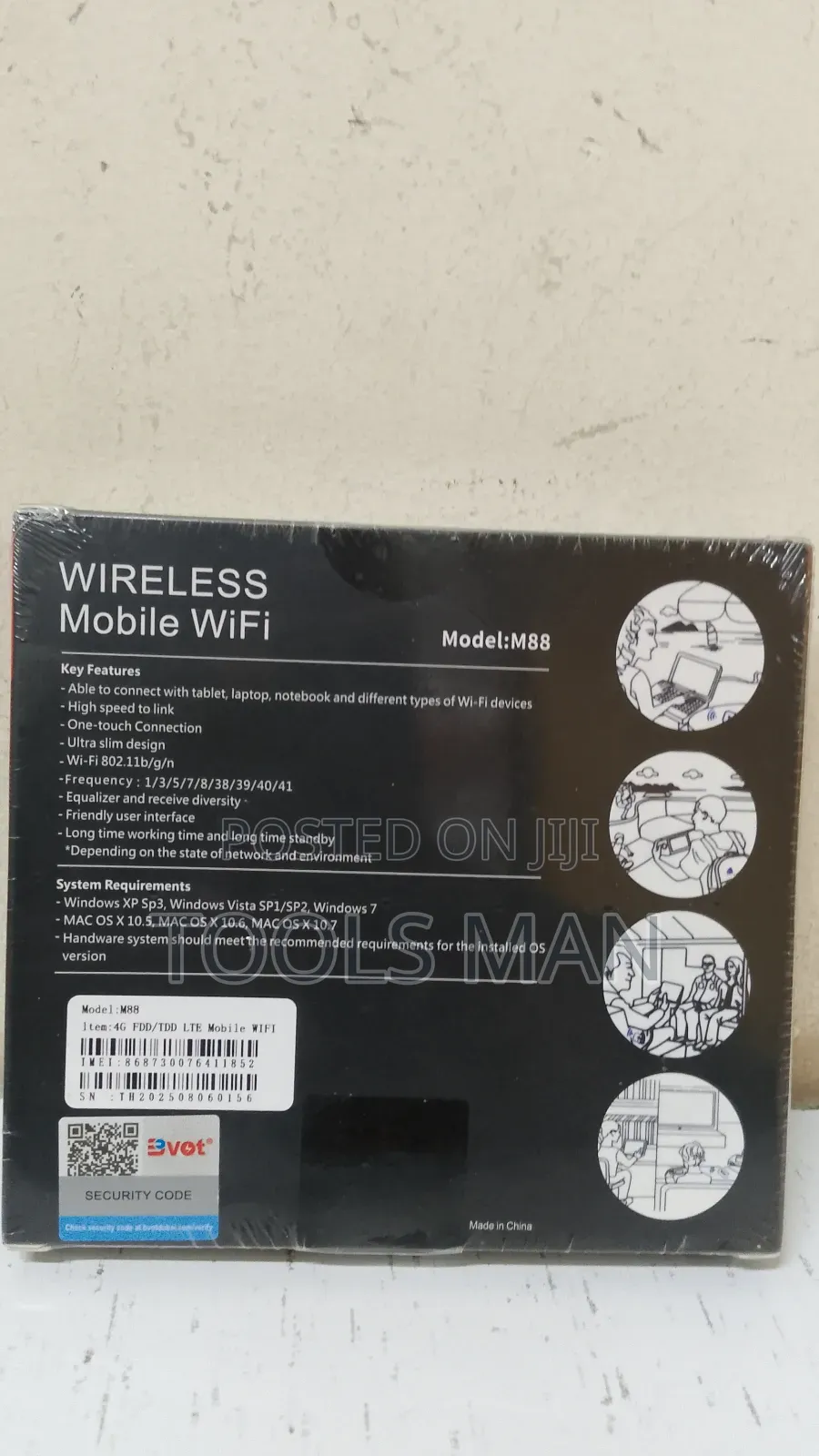 Bvot M88 Wireless Mobile Mifi Hotspot Router.