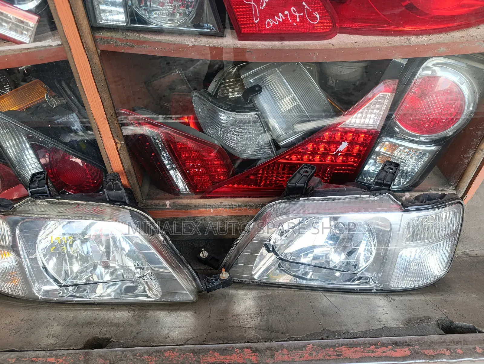 Honda Rd1 Headlight Complete With Bulb And Socket