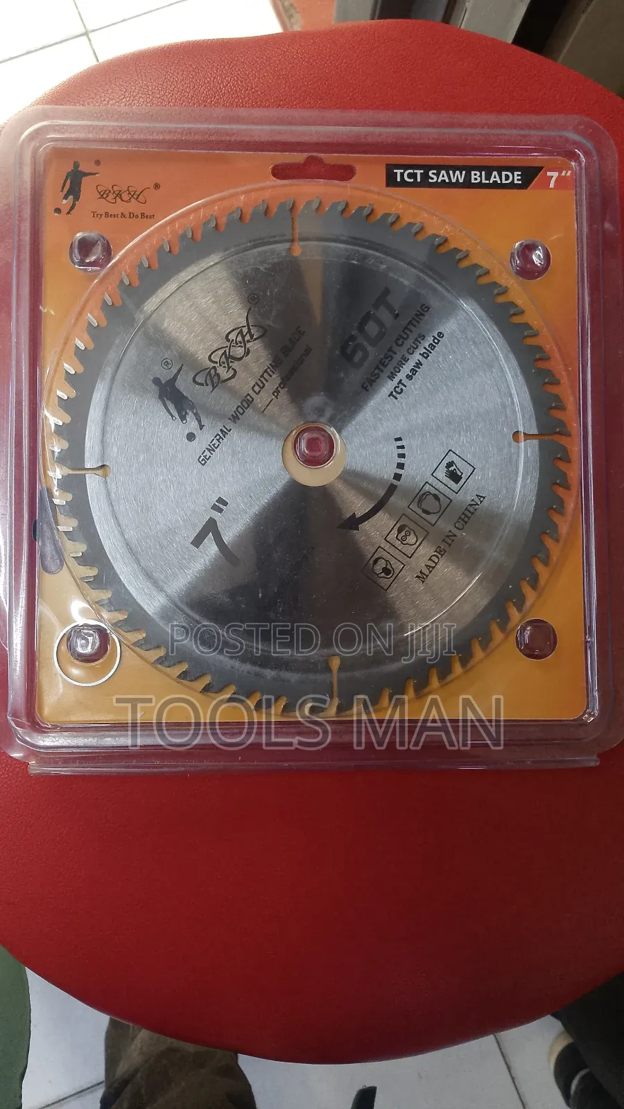 7-Inch TCT (Tungsten Carbide Tipped) Saw Blade.