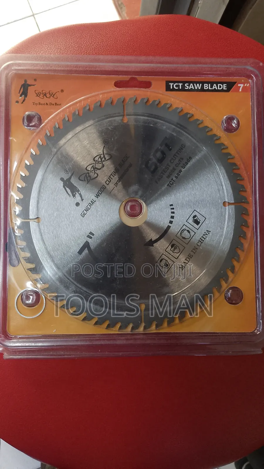 7-Inch TCT (Tungsten Carbide Tipped) Saw Blade.