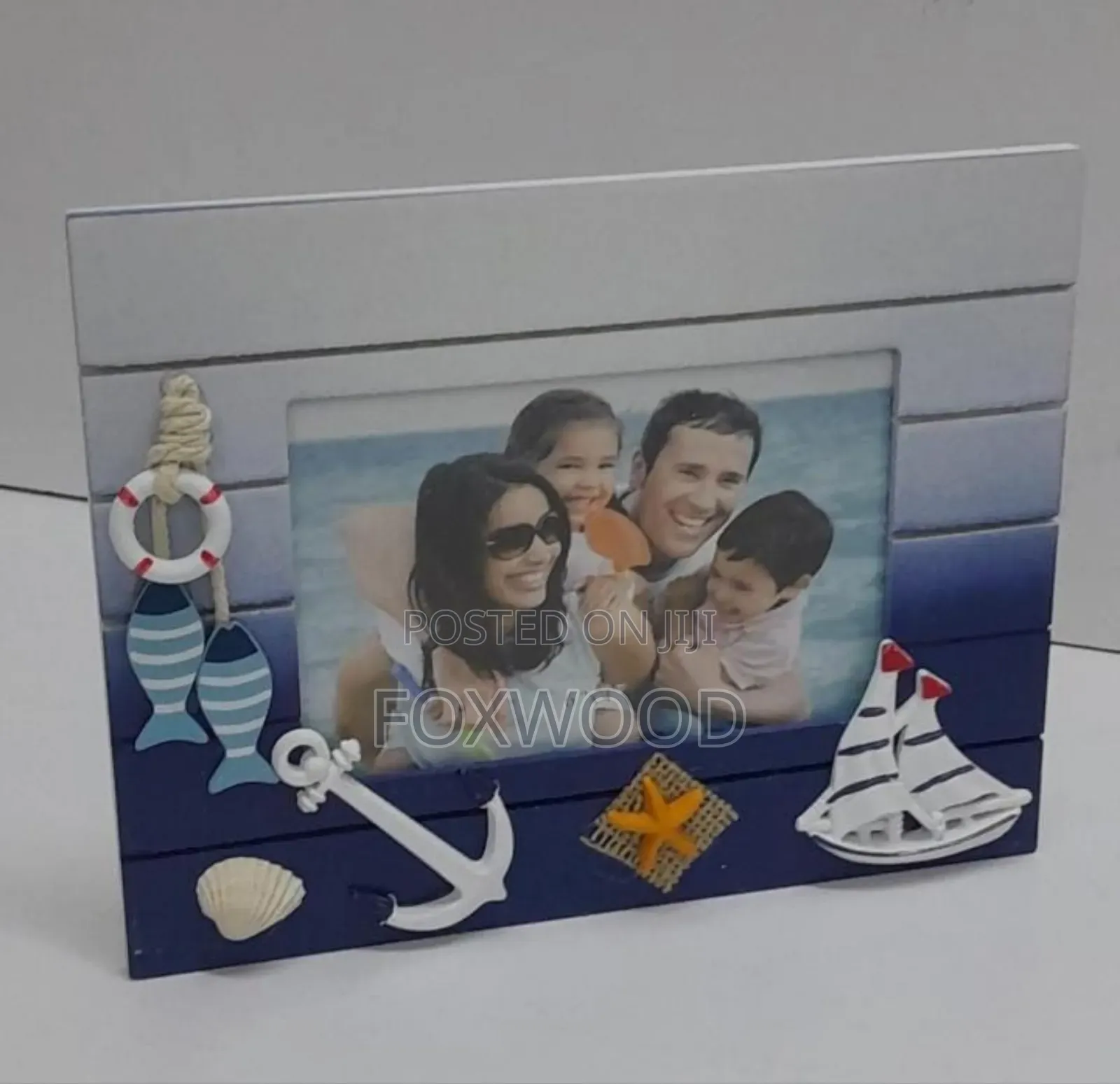 Wooden Photo Frame + Swing Clock Ornament