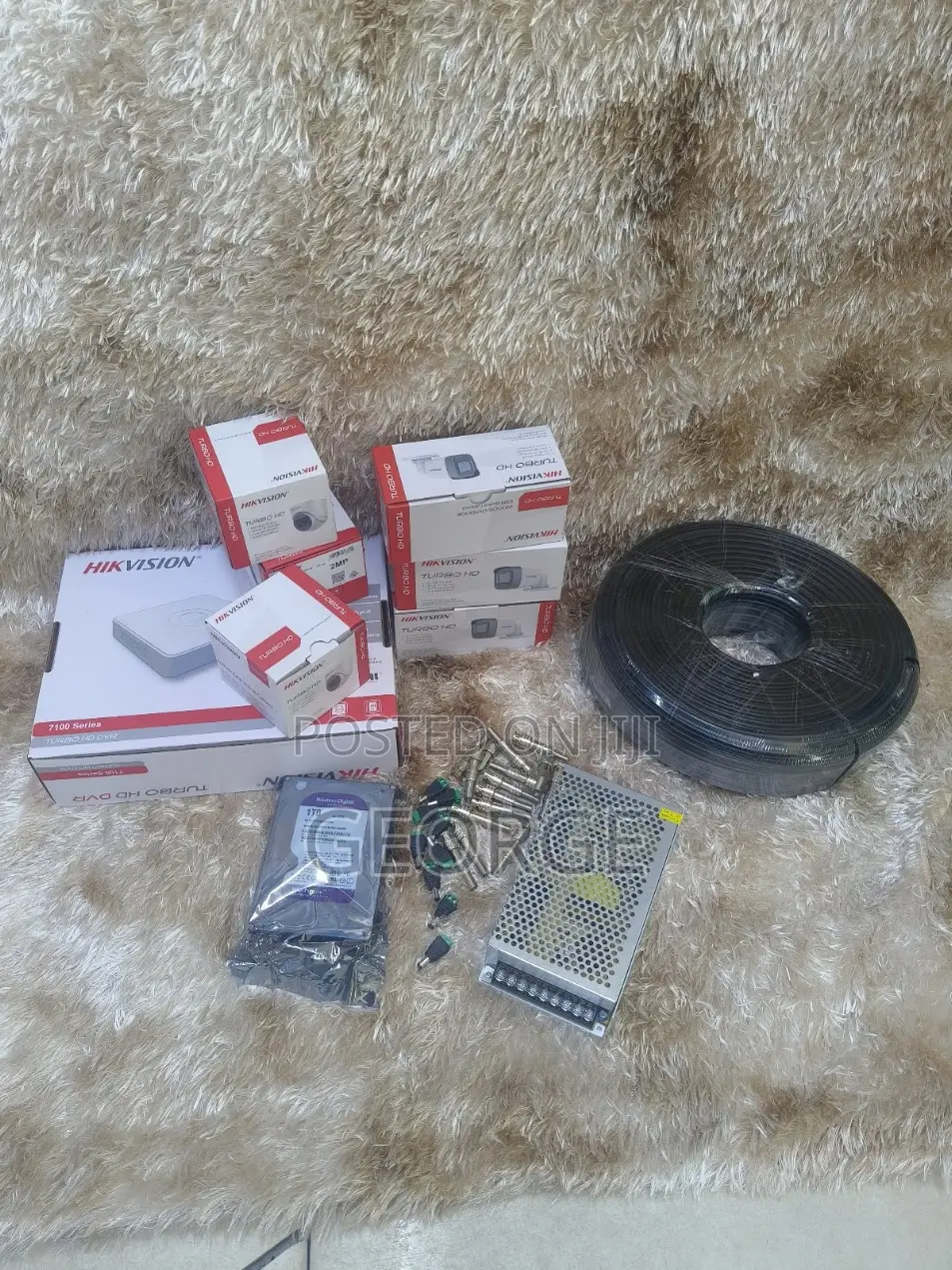 Hikvision 1080p8 Channel DVR Security Kit 6cameras With 500gb HDD