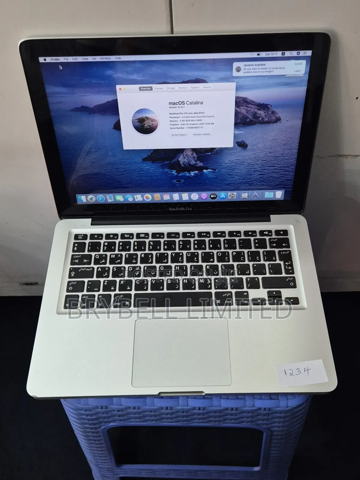 Laptop Apple MacBook Pro 2012 8GB Intel Core I5 SSD 256GB