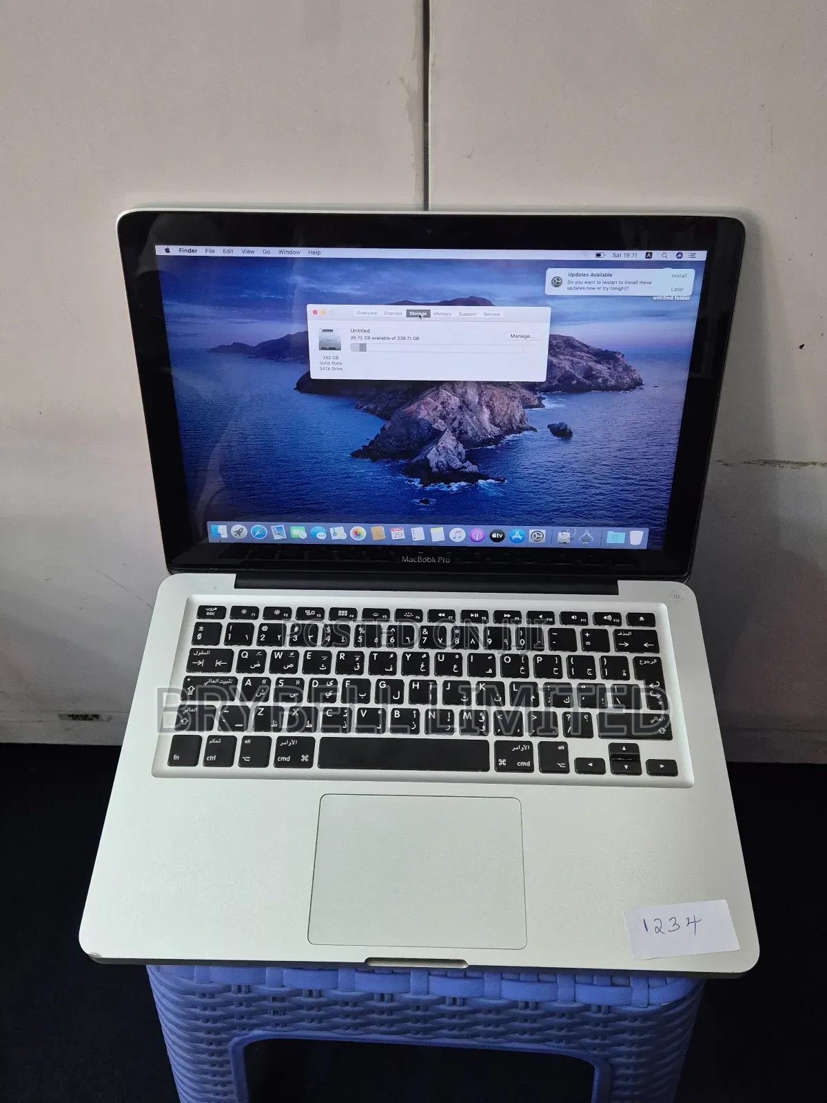 Laptop Apple MacBook Pro 2012 8GB Intel Core I5 SSD 256GB