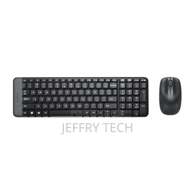 Logitech Mk220 Wireless Keyboard and Mouse Combo Black
