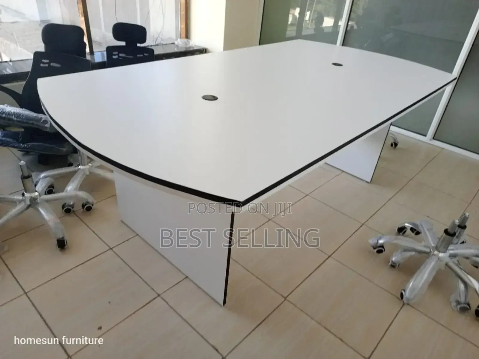 Whitish Executive Boardroom Table