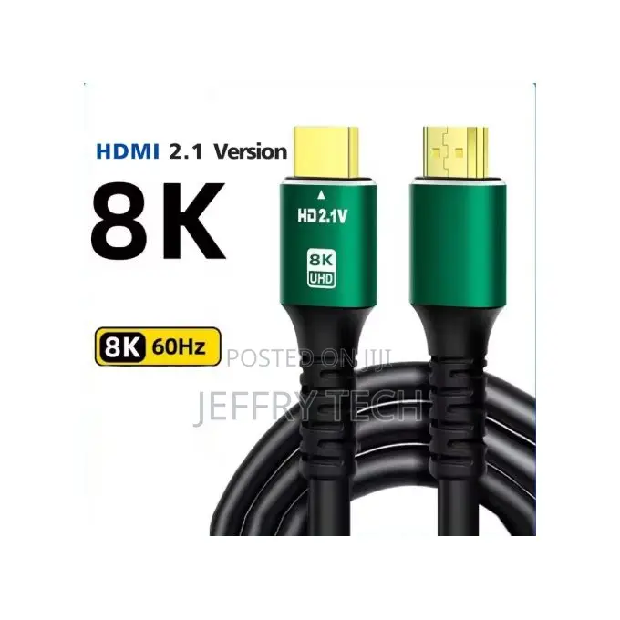Hdmi 2.1 Cable 60hz 120hz 48gbps Earc Arc HDCP HDR for Rtx, Pc,