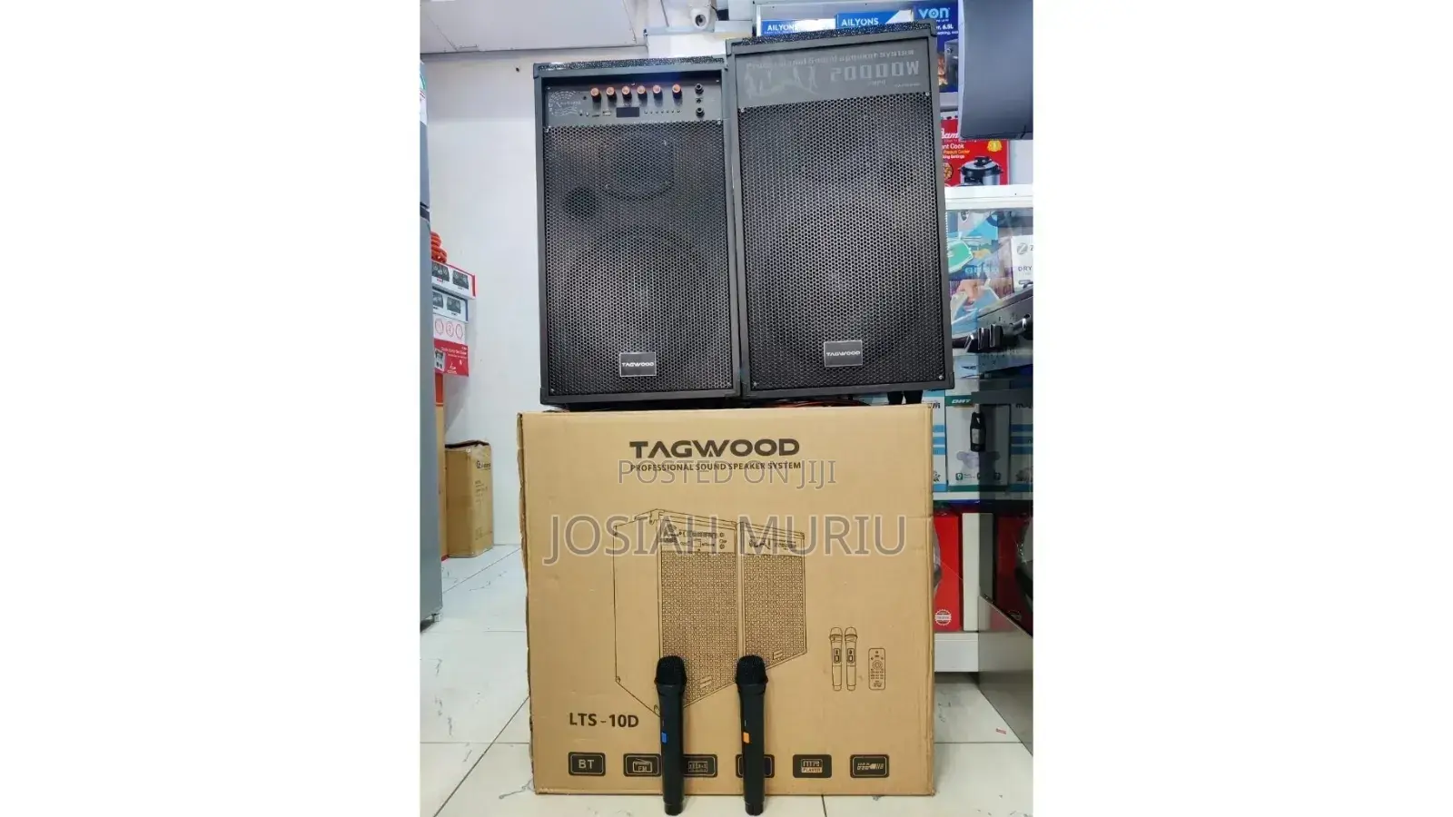 *Tagwood 10d Comes as a Pair
Has Two Microphones 
Not Rechargeable