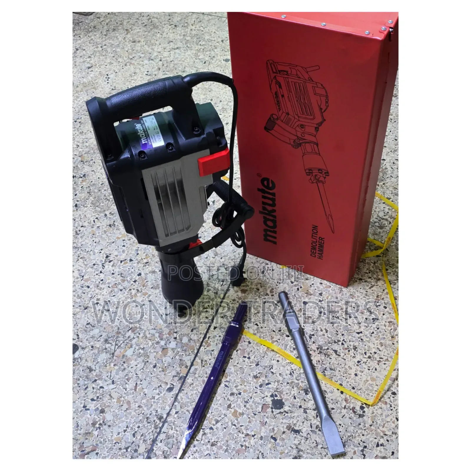 Makute Heavy Duty Demolition Hammer Drill 
2800w (17kgs Maximum